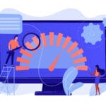 Benchmark testing concept vector illustration.